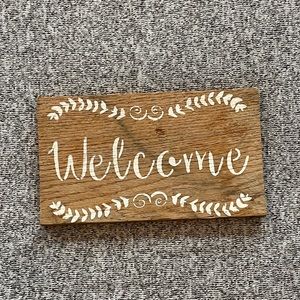 Handmade Welcome Palate Wood Sign